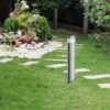Rabalux 8144 Detroit LED Zahradní sloupkové světlo | Přírodní bílá | 6W | Chrom | Kov