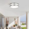 Rabalux 8220 Stuttgart Stropní venkovní světlo | E27 | Bílá | Chrom | Kov