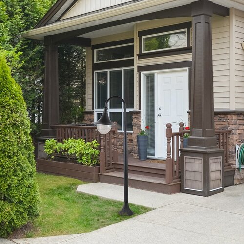 Rabalux 8247 Konstanz Zahradní sloupkové světlo | E27 | Černá