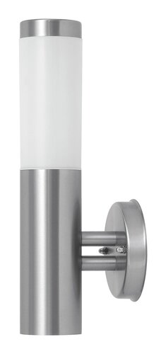 Rabalux 8262 Inox torch Nástěnné venkovní světlo | E27 | Bílá | Chrom | Kov