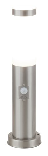 Rabalux 8267 Inox torch Zahradní sloupkové světlo | E27 | Bílá | Chrom | Kov