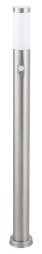 Rabalux 8268 Inox torch Zahradní sloupkové světlo | E27 | Bílá | Chrom | Kov