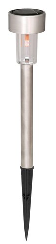 Rabalux 8366 Solar 1 LED venkovní svítidlo | 0,1W | Chrom | Kov | Nerez