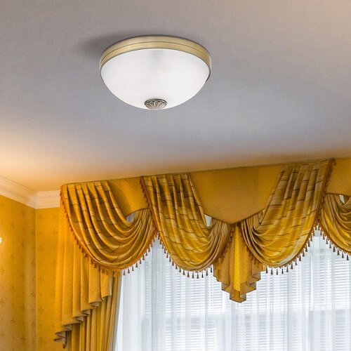Rabalux 8558 Orchidea Klasická stropnice | E27 | Barevný kov | Bronz
