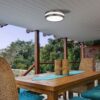 Rabalux 8684 Stuttgart Stropní venkovní světlo | E27 | Bílá | Černá