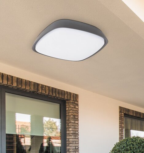 Rabalux 8797 Austin LED Stropní venkovní světlo | Přírodní bílá | 20W | Bílá | Černá