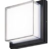 Rabalux 8829 Andorra LED Nástěnné venkovní světlo | Přírodní bílá | 12W | Bílá | Černá