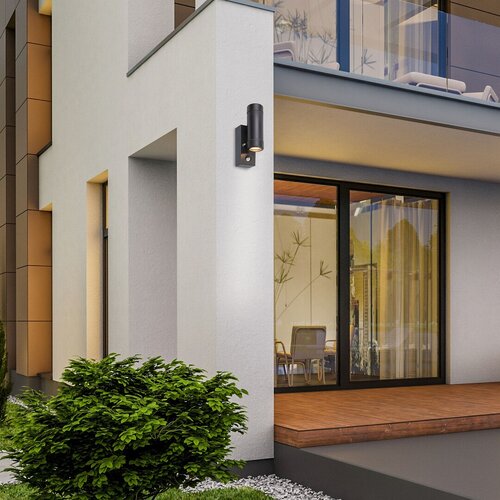 Rabalux 8835 Medina Nástěnné venkovní světlo | GU10 | Černá