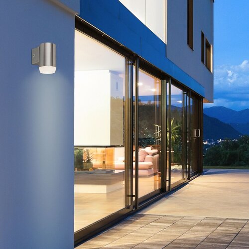 Rabalux 8936 Catania LED Nástěnné venkovní světlo | Přírodní bílá | 4W | Chrom | Kov