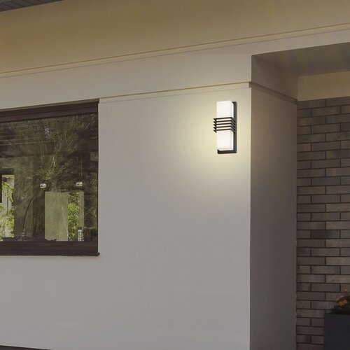 Rabalux 8940 Rodez LED Nástěnné venkovní světlo | Přírodní bílá | 12W | Bílá | Černá