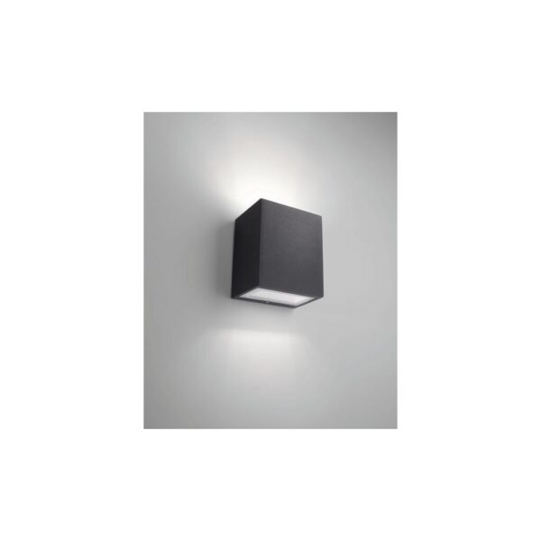 Philips 17209/30/16 LED Nástěnné venkovní světlo | Teplá bílá | Černá | 3W
