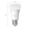 Philips Hue 8719514288232 Smart LED Smart žárovka E27 | Teplá bílá | 9,5W