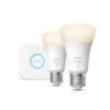 Philips Hue 8719514289116 Smart LED Smart sada žárovek E27 | Teplá bílá | 2x9,5W