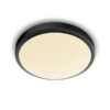 Philips 8719514326606 Doris LED stropní svítidlo | Teplá bílá | Černá | 17W