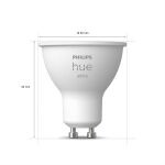 Philips Hue 8719514340060 Smart LED Smart žárovka GU10 | Teplá bílá | 5,2W