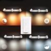 Philips Hue 8719514340879 Adore Smart LED Koupelnové stropní svítidlo | Variabilní | Bílá | 2x5W