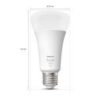 Philips Hue 8719514343320 Smart LED Smart žárovka E27 | Teplá bílá | 15,5W