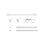 Philips Hue 8719514407909 Perifo Smart LED bodové svítidlo | RGB | Variabilní | 39,9W | Bílá