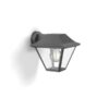Philips 8719514417571 Alpenglow Nástěnné venkovní světlo | E27 | Černá
