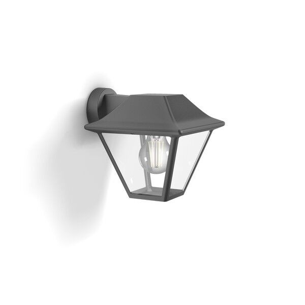Philips 8719514417571 Alpenglow Nástěnné venkovní světlo | E27 | Černá