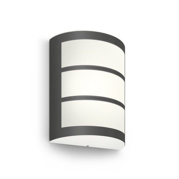 Philips 8719514417618 Python LED Nástěnné venkovní světlo | Teplá bílá | Černá | 6W