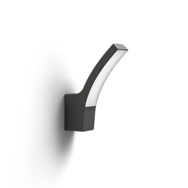 Philips 8719514417670 Splay LED Nástěnné venkovní světlo | Teplá bílá | Černá | 12W