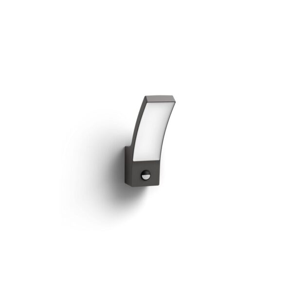 Philips 8719514417731 Splay LED Nástěnné venkovní světlo | Teplá bílá | Černá | 12W