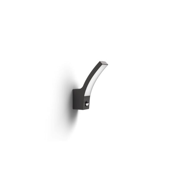 Philips 8719514417731 Splay LED Nástěnné venkovní světlo | Teplá bílá | Černá | 12W