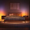 Philips Hue 8719514433526 Signe Smart LED Dřevěná stojací lampa | Variabilní | Bílá | Dřevo | 29W