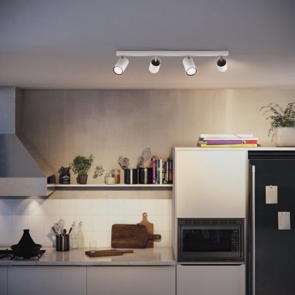 Philips 8719514435278 Kosipo Přisazené stropní svítidlo | GU10 | Bílá | 4
