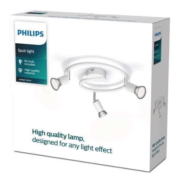 Philips 8719514465176 Limbali Přisazené stropní svítidlo | GU10 | Bílá