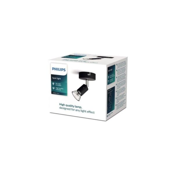 Philips 8719514465213 Limbali Přisazené stropní svítidlo | GU10 | Černá