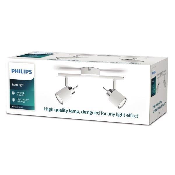 Philips 8719514465312 Meranti Přisazené stropní svítidlo | GU10 | Bílá