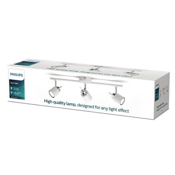 Philips 8719514465336 Meranti Přisazené stropní svítidlo | GU10 | Bílá | 3