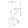 Philips 8719514465374 Meranti Přisazené stropní svítidlo | GU10 | Černá