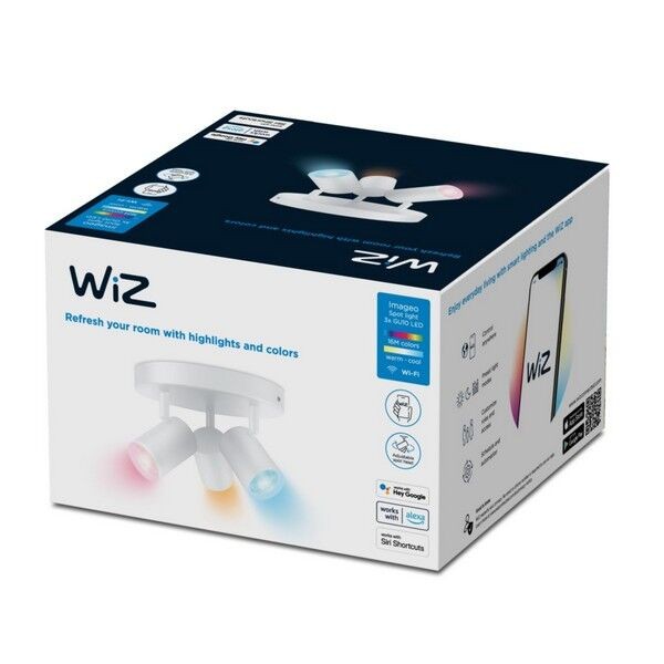 WiZ 8719514554511 Colors Smart Přisazené stropní svítidlo | GU10 | Bílá