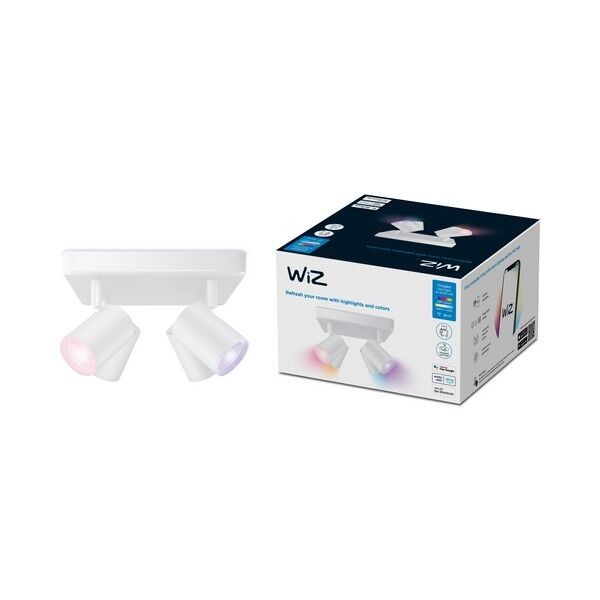 WiZ 8719514554559 Colors Smart Přisazené stropní svítidlo | GU10 | Bílá