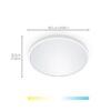 WiZ 8719514554979 Tunable Smart LED Přisazené stropní svítidlo | Variabilní | 32W | Bílá