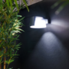 Lutec 6906001118 Moon LED Nástěnné solární venkovní světlo | Přírodní bílá | Šedá | 9,5W | 4000 K