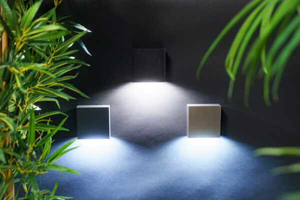 Lutec 5104002012 Gemini LED Nástěnné venkovní světlo | Teplá bílá | Černá | 9,5W | 3000 K