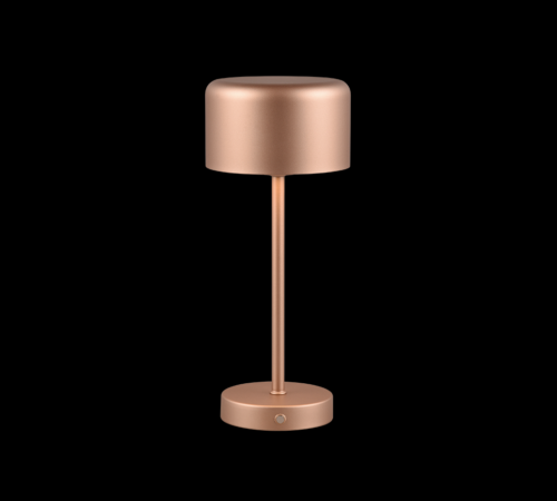 Trio R59151165 LED stolní lampa Jeff 1x1,5W | 150lm | 3000K | IP20 - dotyková funkce o 4 stupních, provoz na akumulátor, provoz přes USB-C, kávová