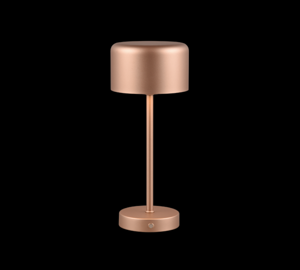 Trio R59151165 LED stolní lampa Jeff 1x1,5W | 150lm | 3000K | IP20 - dotyková funkce o 4 stupních, provoz na akumulátor, provoz přes USB-C, kávová