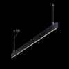 Ideal lux 241975 Linus LED stropní svítidlo | Teplá bílá | Černá | 32W