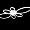 Trio T645619131 LED přisazené stropní svítidlo FLY | 32W integrovaný LED zdroj | 3900lm | 4000K