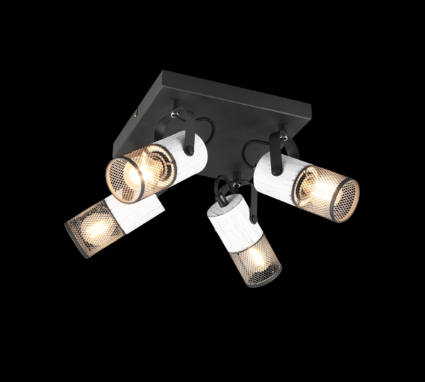 Trio T804300434 bodové stropní svítidlo TOSH E14