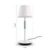 Philips Hue 8719514404571 LED venkovní stolní svítidlo Go | 6,2W integrovaný LED zdroj | 530lm | 2000-6500 RGBK