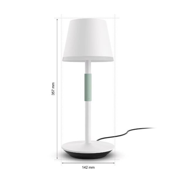 Philips Hue 8719514404571 LED venkovní stolní svítidlo Go | 6,2W integrovaný LED zdroj | 530lm | 2000-6500 RGBK