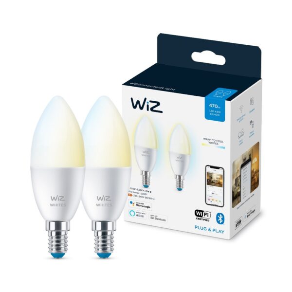 Philips WiZ 8719514551336 LED sada žárovek | 4,9W E14 | 470lm | 2700-6500K