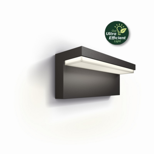 Philips 8720169257276 LED venkovní nástěnné svítidlo Bustan | 3,8W integrovaný LED zdroj | 800lm | 4000K