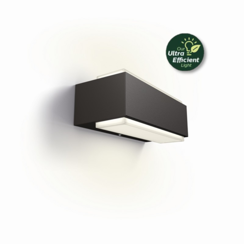 Philips 8720169257313 LED venkovní nástěnné svítidlo Stratosphere | 3,8W integrovaný LED zdroj | 800lm | 2700K